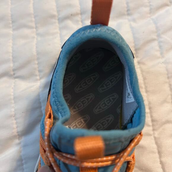 KEEN Kids Trail Sneakers – Blue/Orange – Excellent Condition - Picture 4 of 5
